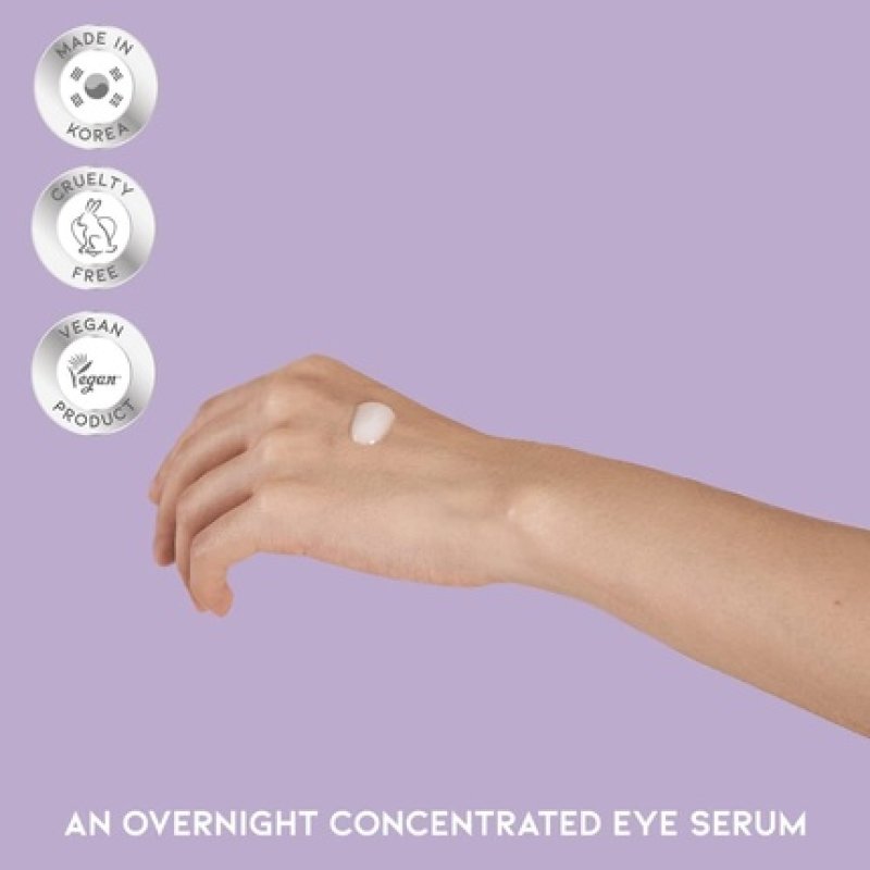 Eye Cream for Dark Circles, Puffiness, and Bags - Anti-Aging Wrinkles Korean Cream