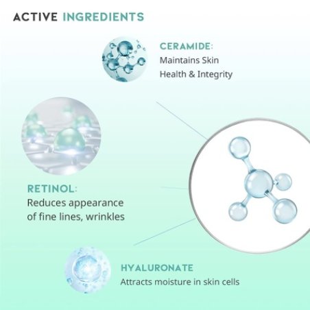 Retinol Eye Cream Serum for Wrinkle Lift and Anti-Aging Under Eye Bags and Puffy Eyes