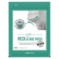 Wooshin Labottach Neck & Chin Care Patch Hydrogel Mask With Collagen For Neck And Chin Care, 2 Pieces