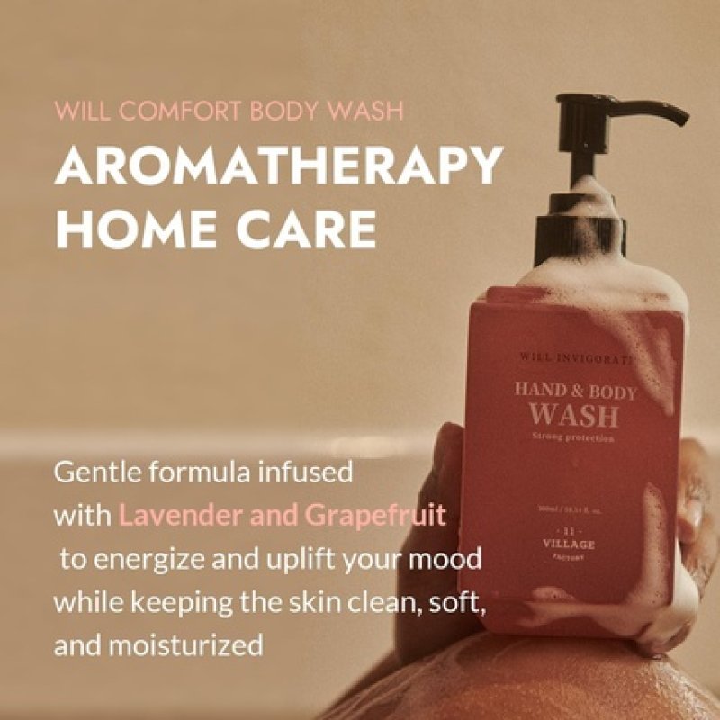 Village11factory Hand & Body Wash Will Invigorate 300ml