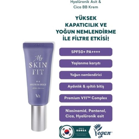 Village11factory My Skin Fit BB Cream 4 Medium Beige 20ml