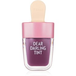 Etude House Dear Darling Water Gel Tint Ice Cream PK004 Red Bean Red 21AD Vivid High-Color Lip Tint with Minerals from