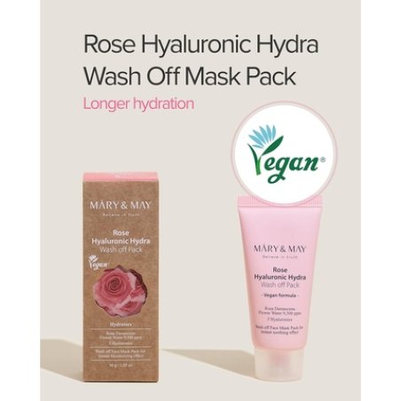 Rose Hyaluronic Hydra Wash off Pack
