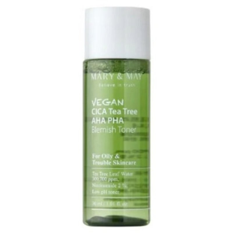 Mary&May Tonic for Problematic Skin Vegan Cica Tea Tree AHA PHA 30ml