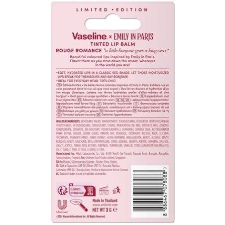 Vaseline Lip Balm with Color Emily Rouge Romance 3g