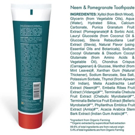Himalaya Neem and Pomegranate Organic Toothpaste 150g