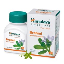 Himalaya Brahmi Mind Wellness Improves Alertness 60 Tablets