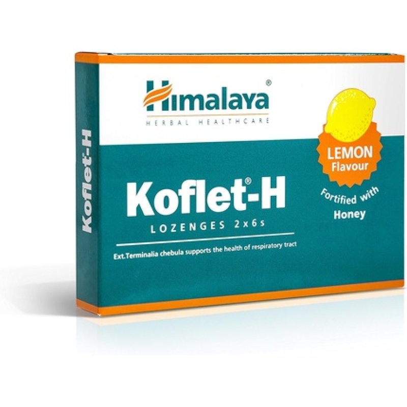 Himalaya Koflet H Lemon Flavored Pills 24 Tablets
