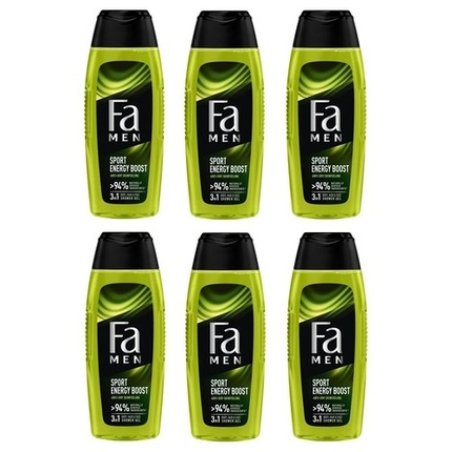 Fa Men 3-in-1 Body, Hair & Face Shower Gel Sport Energy Boost 250ml