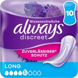 Always Discreet Incontinence Pads for Women Long