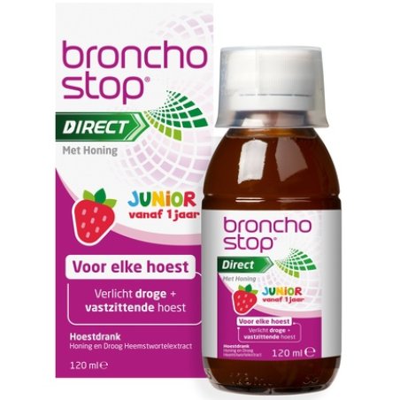 Bronchostop Cough Syrup Direct With Honey Junior - Effective Cough Relief For Children
