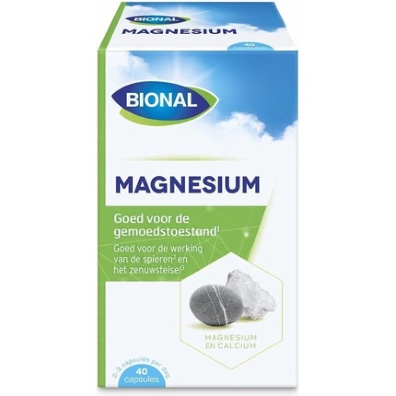 Bional Natural Sea Magnesium With Calcium 40 Capsules
