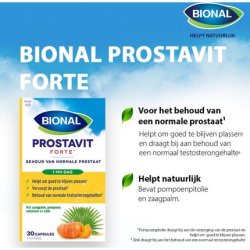 Bional Prostavit Forte - Maintain Normal Prostate And Testosterone Levels - 30 Capsules