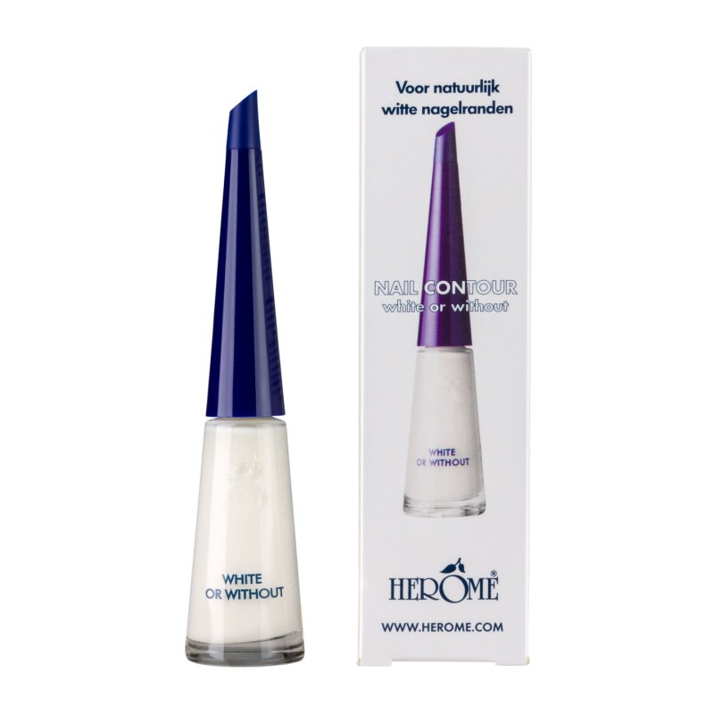 Herome Perfect Nail Contour ‘White or Without’ Nail strengthener 10 ml