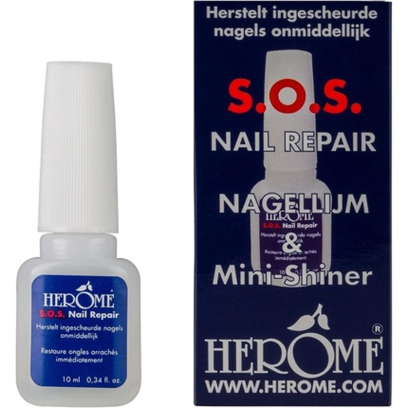 Herome SOS Nail Repair - Repairs Torn Nails - Nail Glue 10ml
