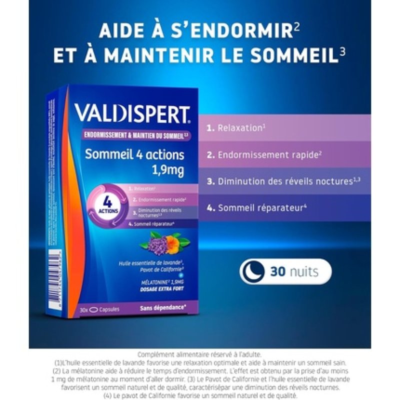 Valdispert Falling Asleep & Maintaining Sleep 1.9mg