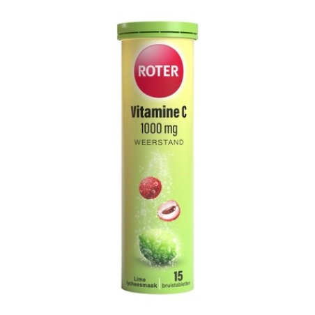 Roter Vitamin C 1000 Mg Bruis Lime/Lychee