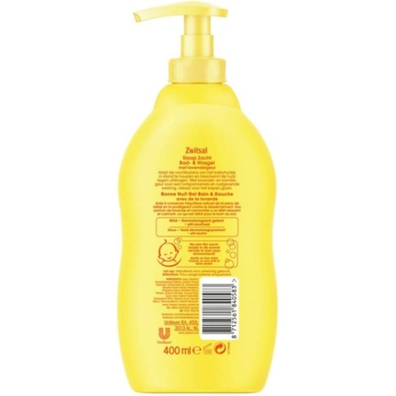 Zwitsal Vasca E Lavender Gel 400ml