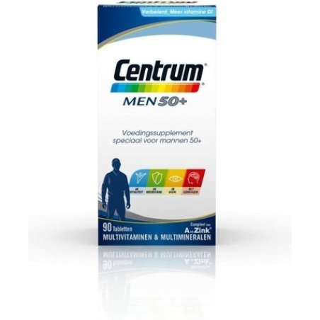 Centrum Men Advanced 50 - 90 Tablets - Multivitamins