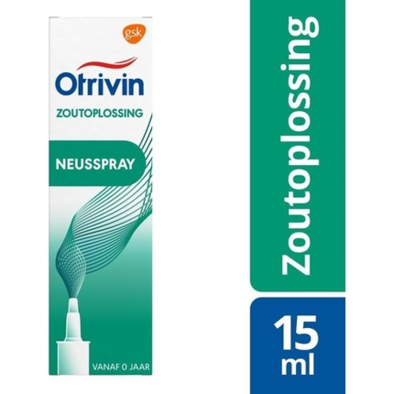 Otrivin Saline Nasal Spray For Stuffy Nose 15 Ml