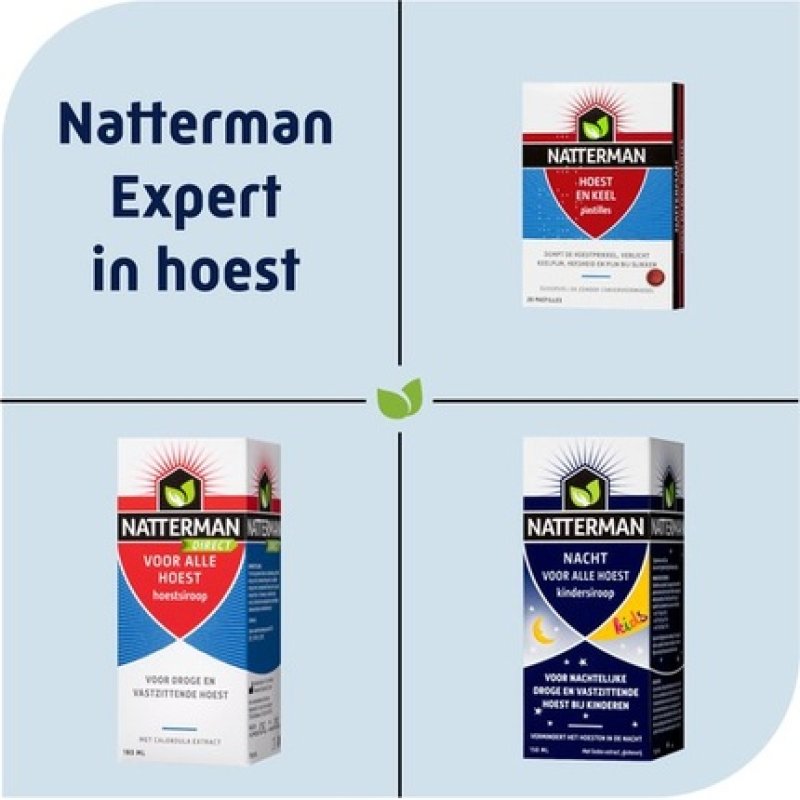 Natterman Cough Drink Children's Syrup - Antitussive - 180 Ml