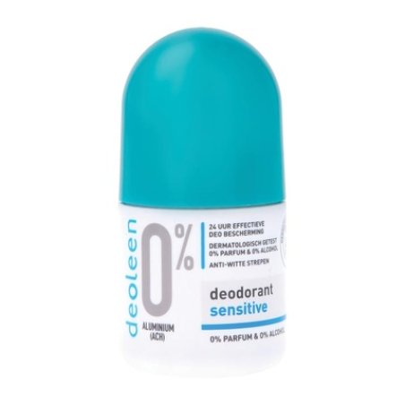 Deoleen Deo Roller Sensitive 0% - Gentle And Effective Deodorant