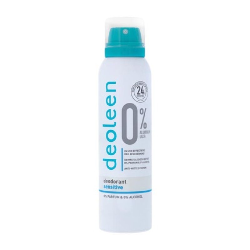 Deoleen Deospray Aluminium Aerosol Sensitive 0% - Gentle And Effective Deodorant