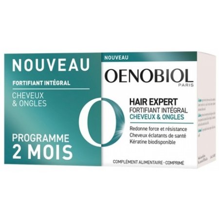 Oenobiol Hair Expert Integral Strengthening of Hair & Nails 60 Tablets - Pack of 2