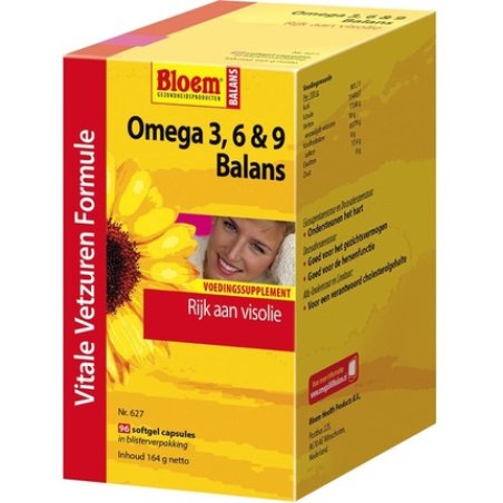Bloem Omega 3 6 & 9 Balance 96 Softgels