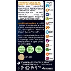 Lucovitaal Vitamin D3 - 25 Micrograms - 60 Capsules - Food Supplements