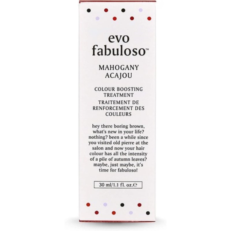 Fabuloso Mahogany Colour Boosting Treatment Colour Care Conditioner for Colour-Treated Hair 30ml Travel Size