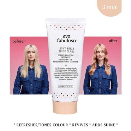 Evo Fabuloso Colour Intensifying Conditioner Light Beige 220ml