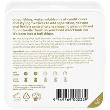 evo Casual Act Moulding Whip Light Firm Hold Styling Paste for All Hair Types 90g