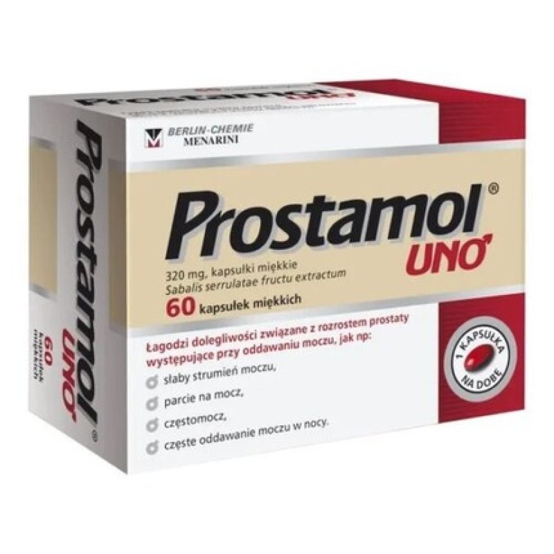 Prostamol Uno Herbal Supplement 60 Capsules