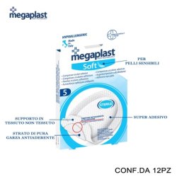 Megaplast Soft Ml 5 Sterile Eye Compresses Pack Of 5 12 Pieces
