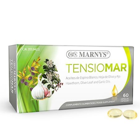 Marnys Tensiomar Whitethorn Oil Capsules with Olive and Garlic 60 Capsules 70g