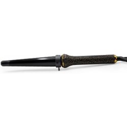 CORIOLISS Glamour Wand Curling Iron for Women Professional Ceramic Wand with Temperature Control Gold Leopard
