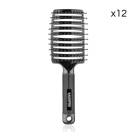 Xanitalia Pro Xan Pro Salon Pro Vent Paddle Brush X12
