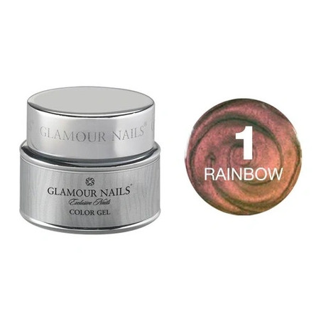 Vip Glamour Color Gel Rainbow 1 5 Milliliters
