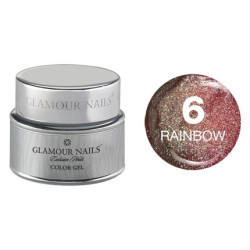 Vip Glamour Color Gel Rainbow 6 - 5 Milliliters