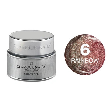 Vip Glamour Color Gel Rainbow 6 - 5 Milliliters