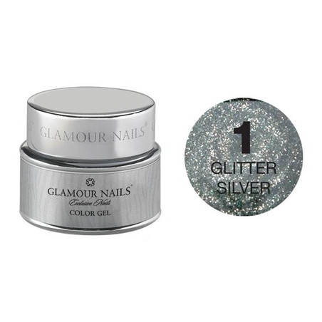 Vip Gel Glitter 01 Silver - 5 Milliliters