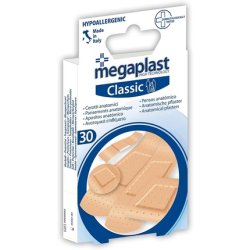 Megaplast Classic Plasters 30 Pieces