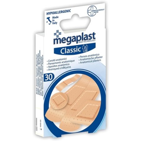 Megaplast Classic Plasters 30 Pieces