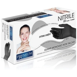 Xanitalia Pro Xan Pro Nitrile Gloves Black Size Small Pack Of 100