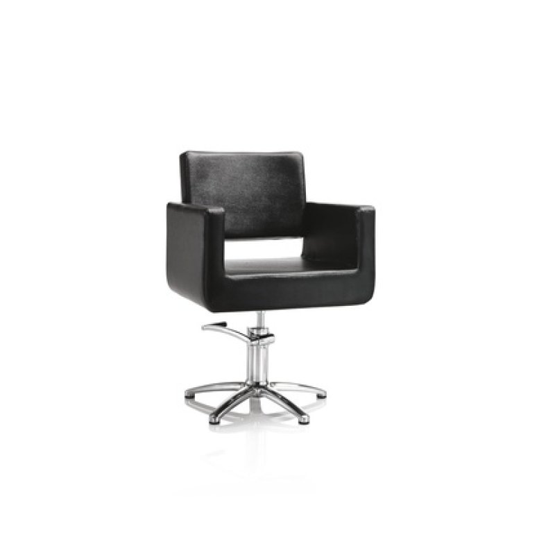 Xanitalia Hairdressing Chair Hair King 5 Spokes Black