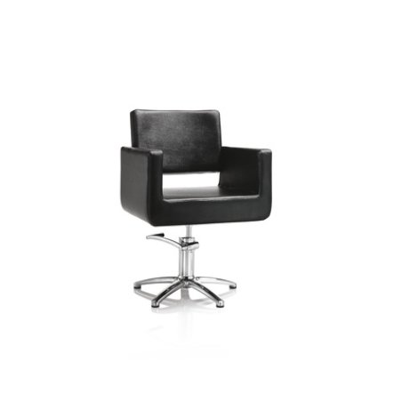Xanitalia Hairdressing Chair Hair King 5 Spokes Black
