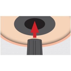 Human Hair Head 100% Natural High Density 35cm