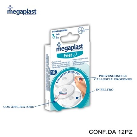 Megaplast Feet Ml 18 Oval Felt Pads Pack Of 18