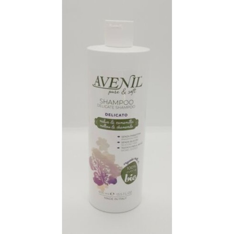 Avenil Bio Shampoo for Sensitive Scalp with Mallow and Chamomile 400ml